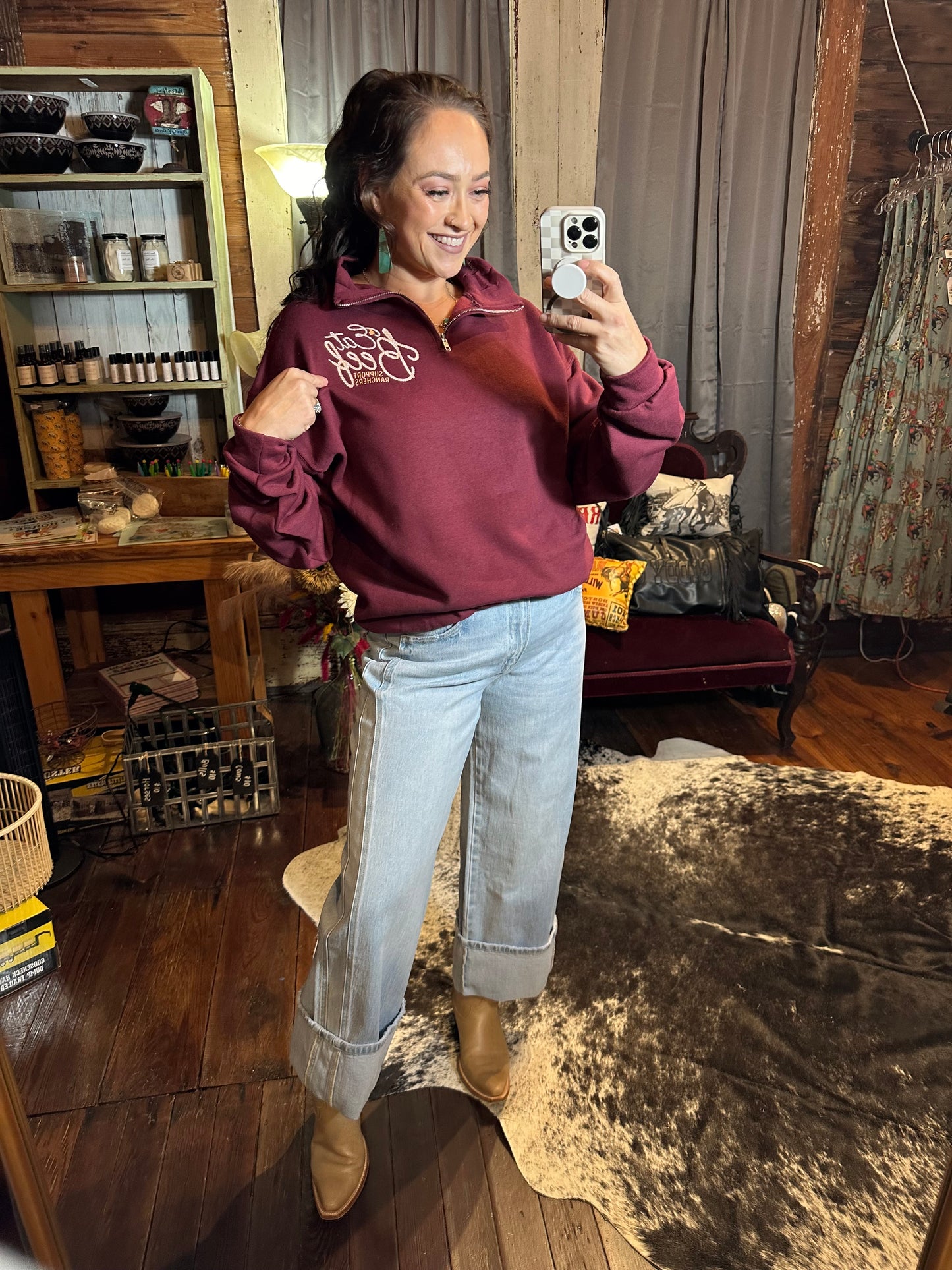 Eat Beef Pullover*Final Sale