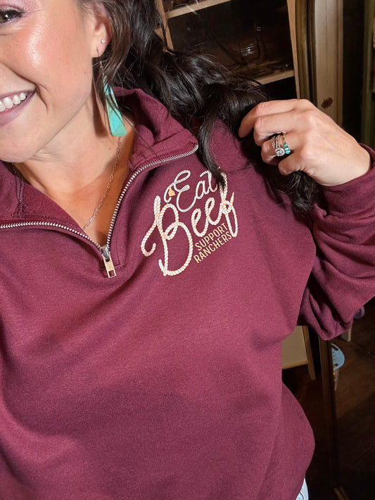 Eat Beef Pullover*Final Sale