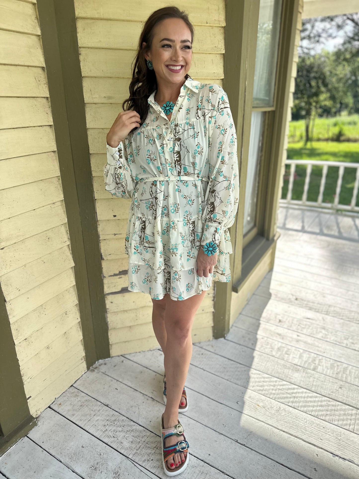 Floral Ropes Dress