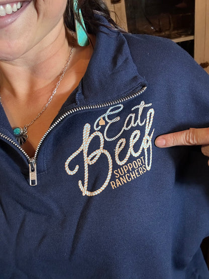 Eat Beef Pullover*Final Sale